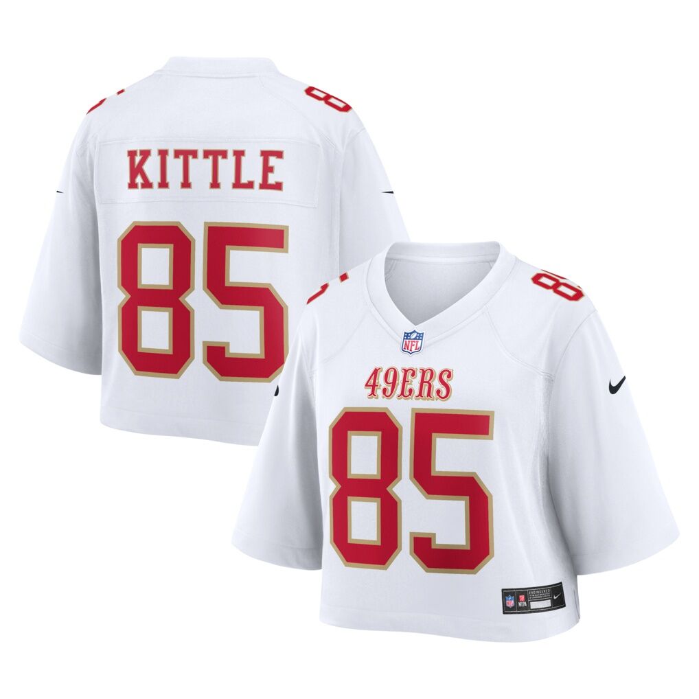 George Kittle San Francisco 49ers Nike Women's Cropped Fashion Game Jersey