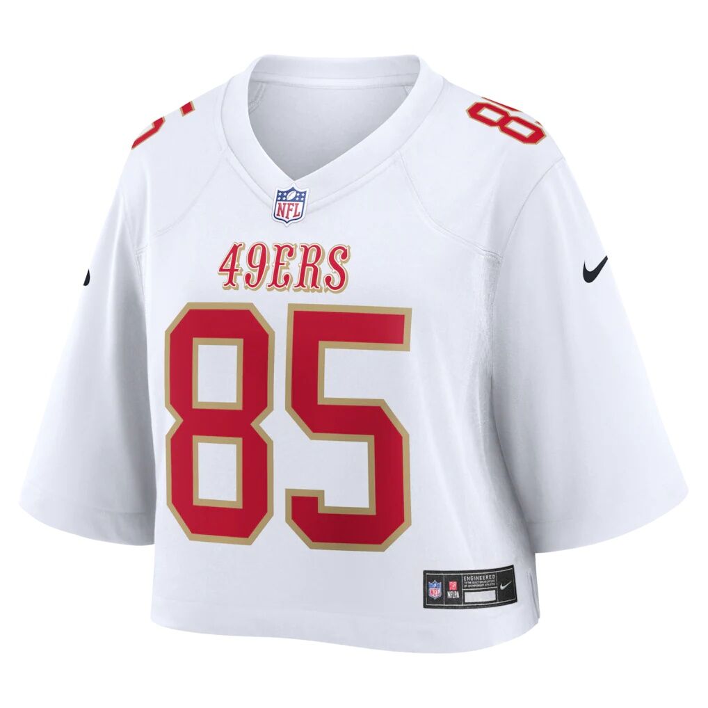 George Kittle San Francisco 49ers Nike Women's Cropped Fashion Game Jersey