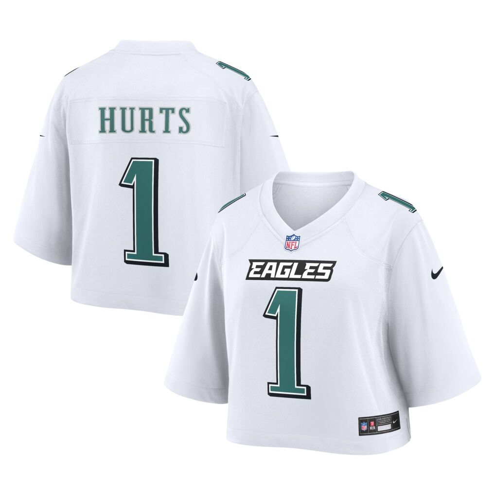 Jalen Hurts Philadelphia Eagles Nike Women's Cropped Fashion Game Jersey