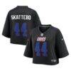 Cam Skattebo New York Giants Nike Women's Cropped Fashion Game Jersey - Black - Front View