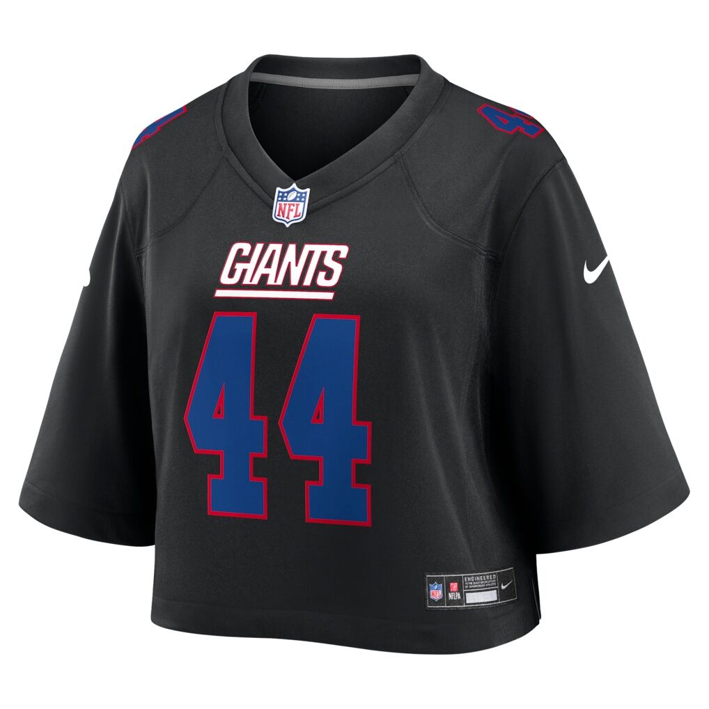 Cam Skattebo New York Giants Nike Women's Cropped Fashion Game Jersey