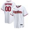 Cleveland Guardians Nike Home Replica Custom Jersey - White - Front View