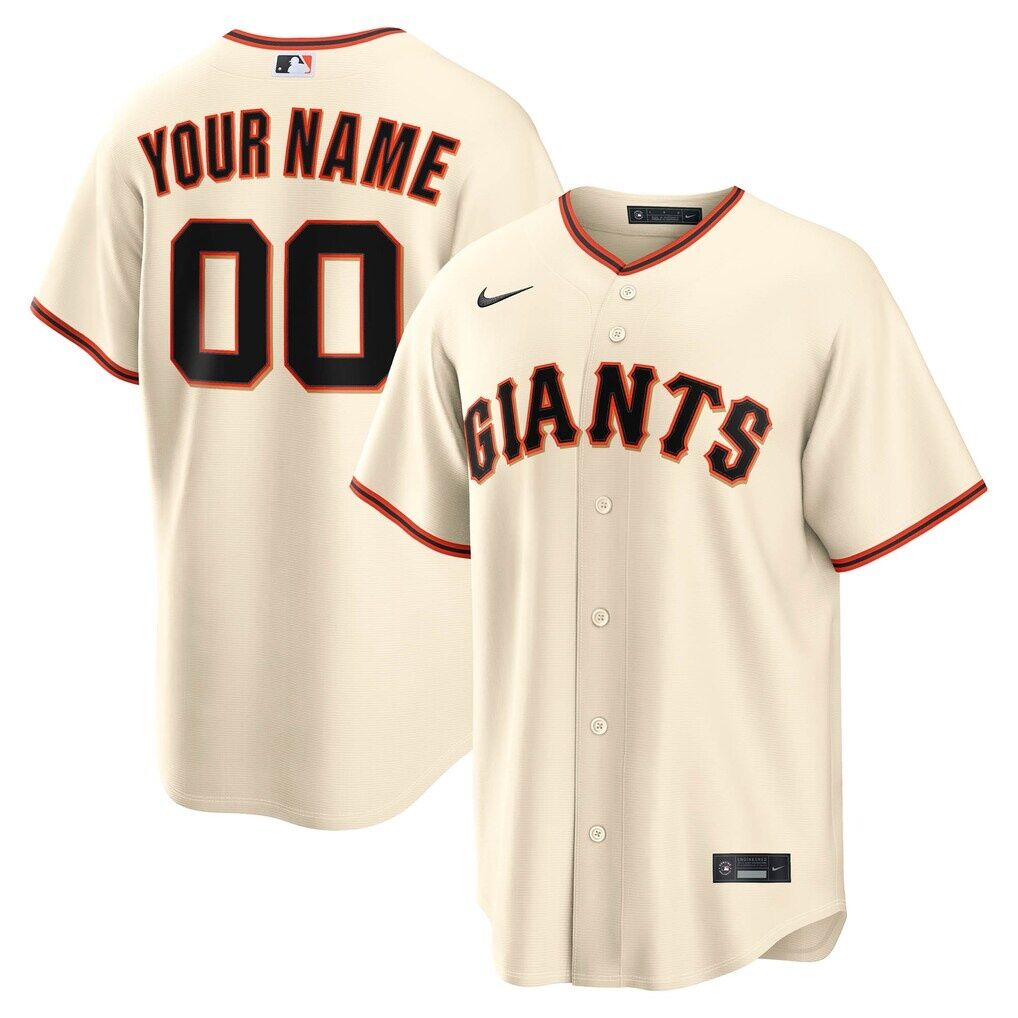 San Francisco Giants Nike Home Replica Custom Jersey