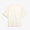 Atlanta Braves Nike Women's Arched Distressed Boxy T-Shirt - Cream - Side View