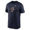 West Virginia Mountaineers Nike Rushing Mascot Dri-FIT T-Shirt - Navy - Detail View