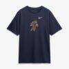 West Virginia Mountaineers Nike Rushing Mascot Dri-FIT T-Shirt - Navy - Front View
