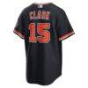 Max Clark Detroit Tigers Nike Alternate Stadium Jersey - Navy - Detail View
