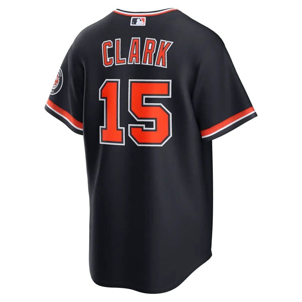 Max Clark Detroit Tigers Nike Alternate Stadium Jersey