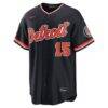 Max Clark Detroit Tigers Nike Alternate Stadium Jersey - Navy - Side View