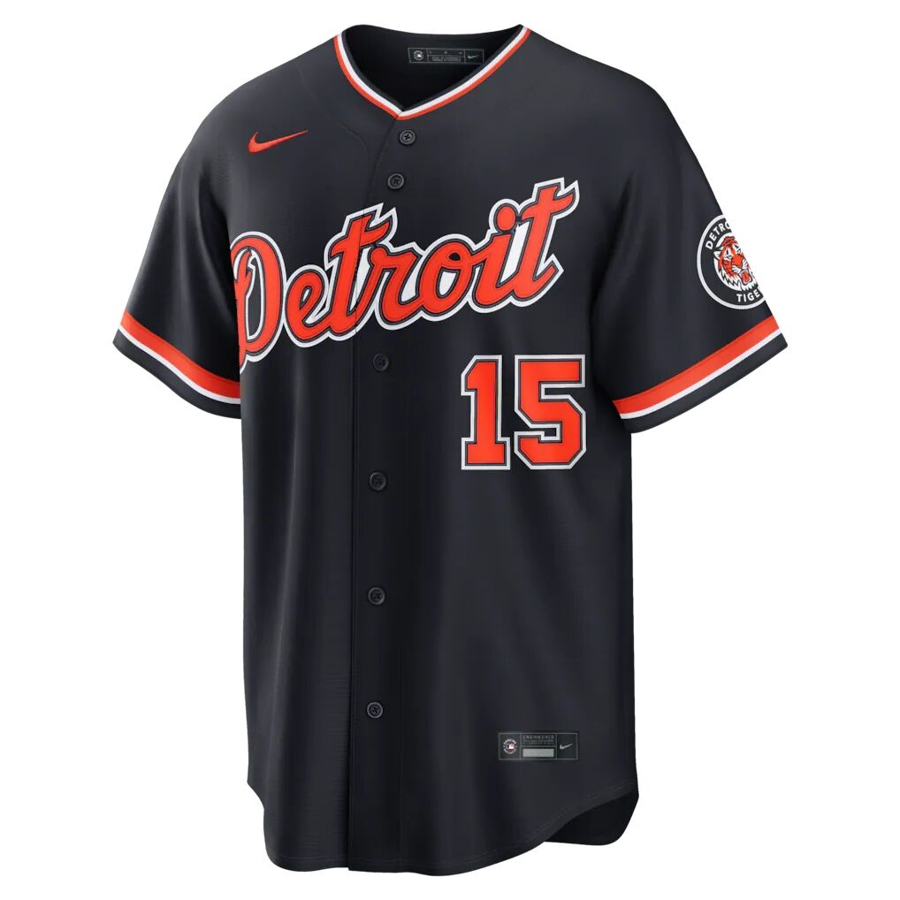 Max Clark Detroit Tigers Nike Alternate Stadium Jersey