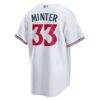 A.J. Minter Minnesota Twins Nike Home Replica Jersey - White - Detail View