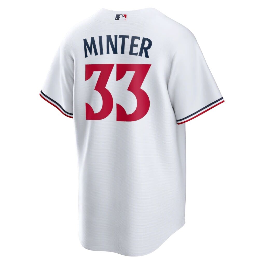 A.J. Minter Minnesota Twins Nike Home Replica Jersey