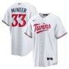 A.J. Minter Minnesota Twins Nike Home Replica Jersey - White - Front View