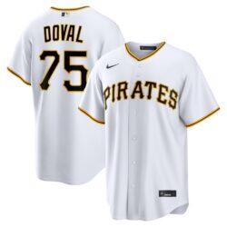 Camilo Doval Pittsburgh Pirates Nike Home Replica Jersey - White - Front View