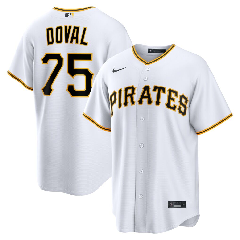 Camilo Doval Pittsburgh Pirates Nike Home Replica Jersey