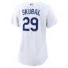 Tarik Skubal Los Angeles Dodgers Nike Women's Home Replica Jersey - White - Detail View