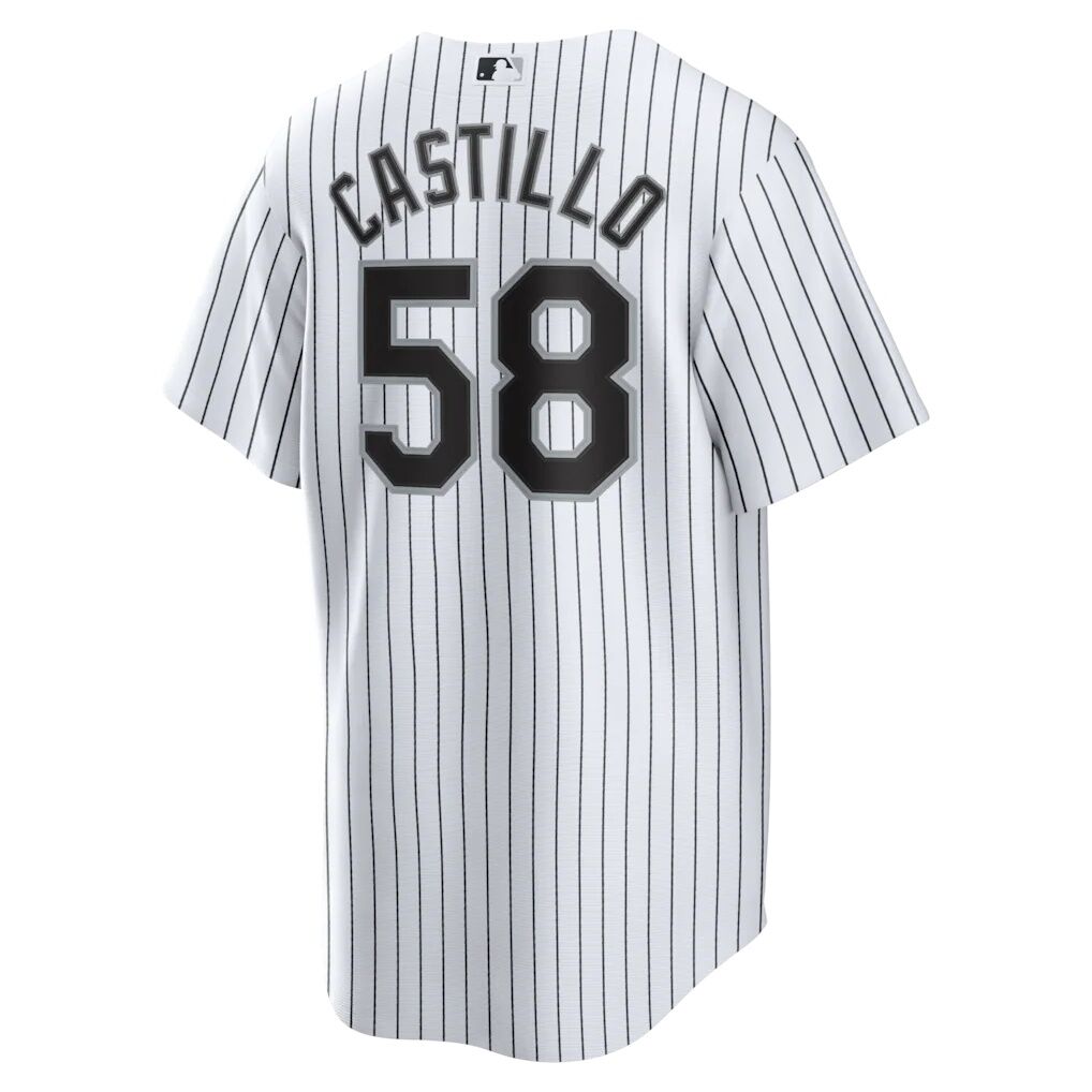 Luis Castillo Chicago White Sox Nike Home Replica Jersey