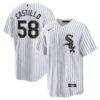 Luis Castillo Chicago White Sox Nike Home Replica Jersey - White - Front View