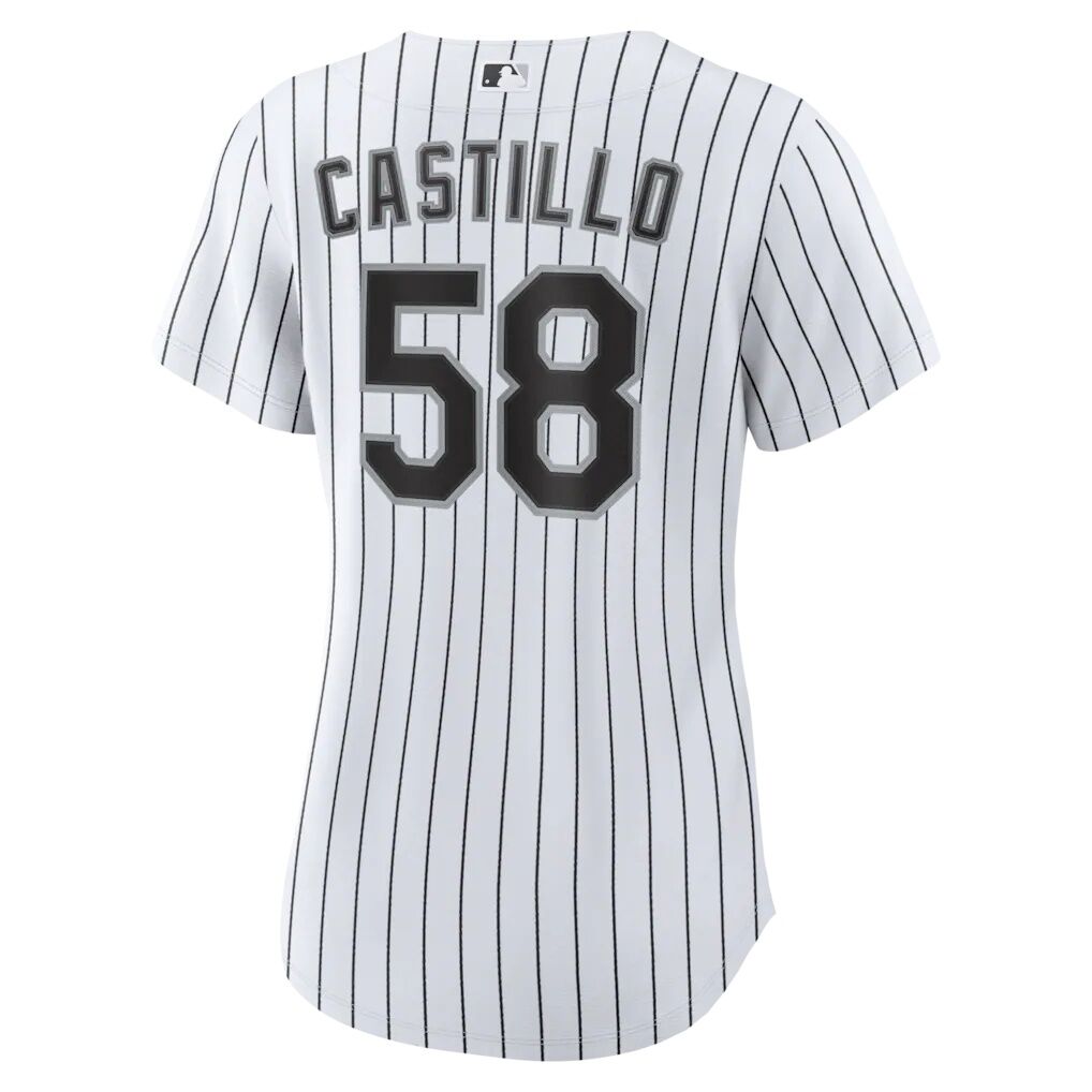Luis Castillo Chicago White Sox Nike Women's Home Replica Jersey