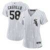 Luis Castillo Chicago White Sox Nike Women's Home Replica Jersey - White - Front View