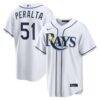 Freddy Peralta Tampa Bay Rays Nike Home Replica Jersey - White - Front View