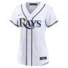 Freddy Peralta Tampa Bay Rays Nike Women's Home Replica Jersey - White - Side View