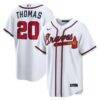 Lane Thomas Atlanta Braves Nike Home Replica Jersey - White - Front View