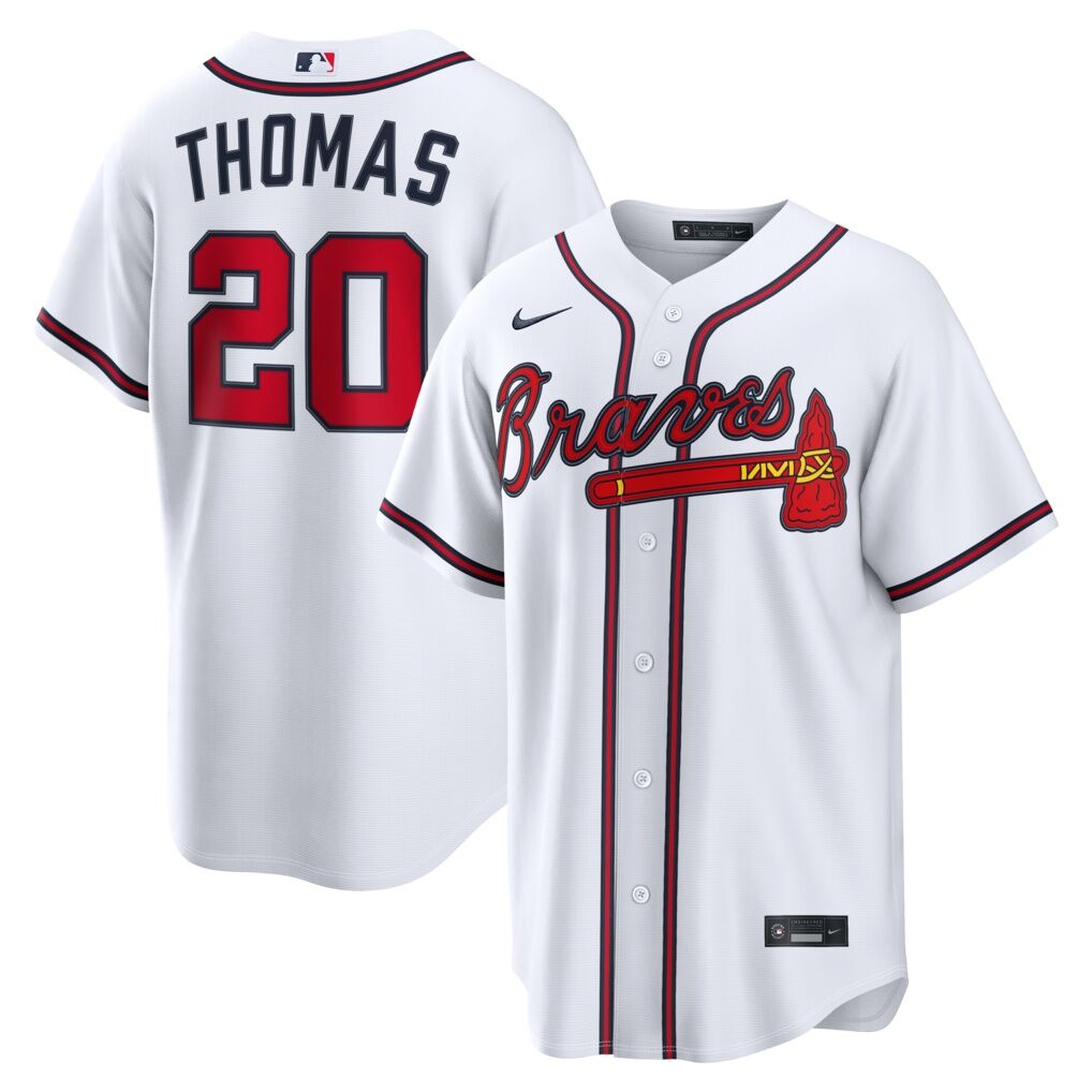 Lane Thomas Atlanta Braves Nike Home Replica Jersey