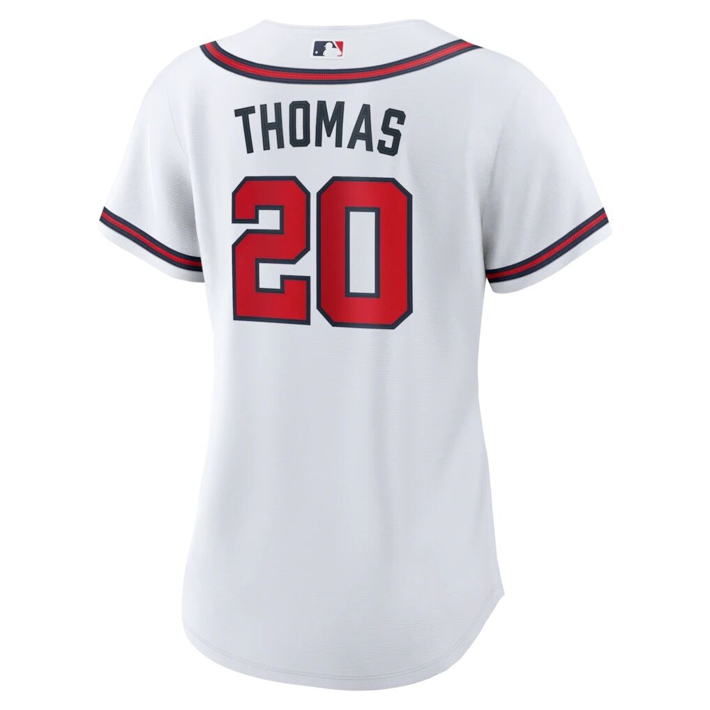 Lane Thomas Atlanta Braves Nike Women's Home Replica Jersey