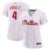 Luis Arraez Philadelphia Phillies Nike Women's Home Replica Jersey - White - Front View