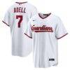 Jo Adell Cleveland Guardians Nike Home Replica Jersey - White - Front View