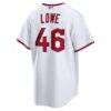 Nathaniel Lowe Cleveland Guardians Nike Home Replica Jersey - White - Detail View