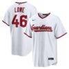 Nathaniel Lowe Cleveland Guardians Nike Home Replica Jersey - White - Front View