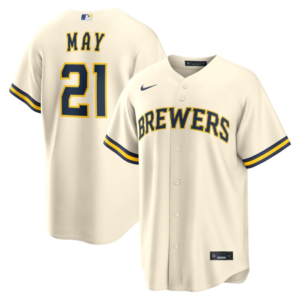 Dustin May Milwaukee Brewers Nike Home Replica Jersey