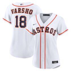 Daulton Varsho Houston Astros Nike Women's Home Replica Jersey - White - Front View