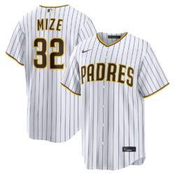 Casey Mize San Diego Padres Nike Home Replica Jersey - White - Front View