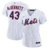 Chayce McDermott New York Mets Nike Women's Home Replica Jersey - White - Front View