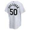 Huascar Brazoban Chicago White Sox Nike Home Replica Jersey - White - Alt2