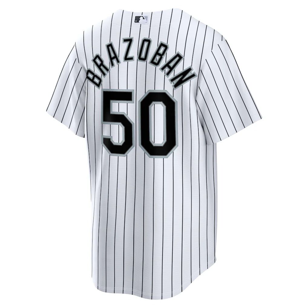 Huascar Brazoban Chicago White Sox Nike Home Replica Jersey