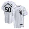 Huascar Brazoban Chicago White Sox Nike Home Replica Jersey - White - Front View