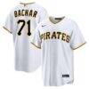 Lake Bachar Pittsburgh Pirates Nike Home Replica Jersey - White - Front View