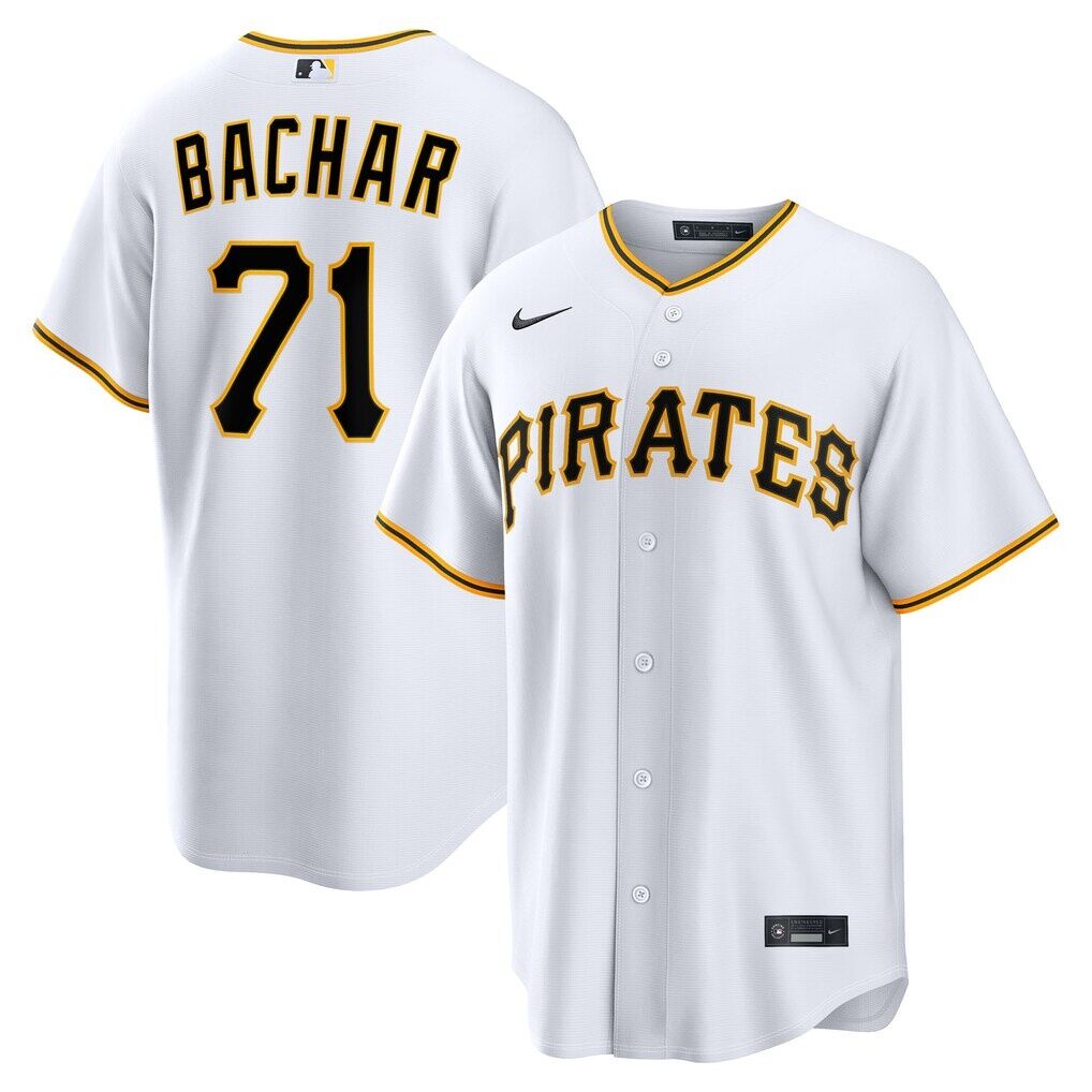 Lake Bachar Pittsburgh Pirates Nike Home Replica Jersey