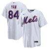 Jefry Yan New York Mets Nike Home Replica Jersey - White - Front View