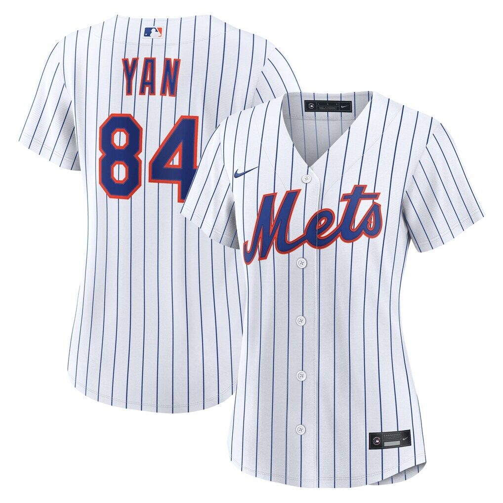 Jefry Yan New York Mets Nike Women's Home Replica Jersey