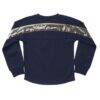 Spelman College Jaguars Gameday Couture Girls Youth Guess Who's Back Long Sleeve T-Shirt - Navy - Detail View
