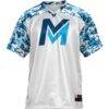 Mid Michigan College GameDay Greats Football Jersey - White - Side View