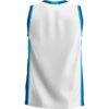 Mid Michigan College GameDay Greats Lightweight Basketball Jersey - White - Detail View