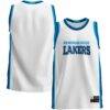 Mid Michigan College GameDay Greats Lightweight Basketball Jersey - White - Front View