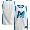 Mid Michigan College GameDay Greats Lightweight Basketball Jersey - White - Front View