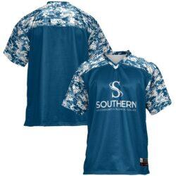 Southern West Virginia Community and Technical College GameDay Greats Youth Football Jersey - Blue - Front View